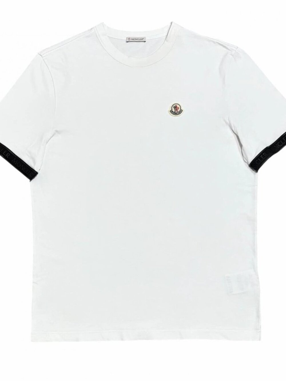 MONCLER T-Shirt White Men's Size XL Authentic Model G20918C000268390TXL